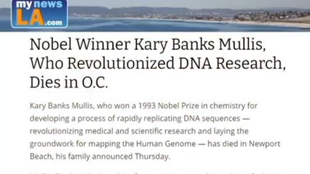 Kary Mullis Exposes Anthony Fauci -HIV does not lead to AIDS