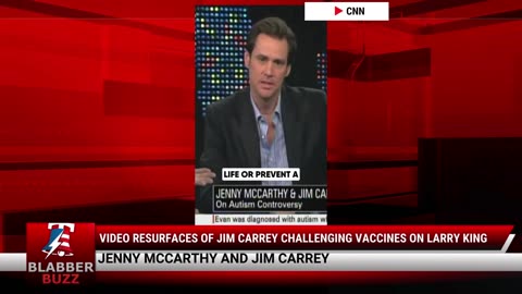 Video Resurfaces Of Jim Carrey Challenging Vaccines On Larry King