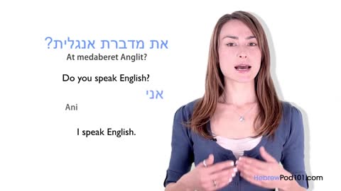 Learn Hebrew in 25 Minutes - ALL the Basics You Need