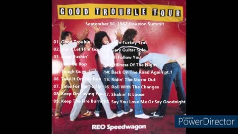 REO Speedwagon Live September 30, 1982 The Summit in Houston, Texas