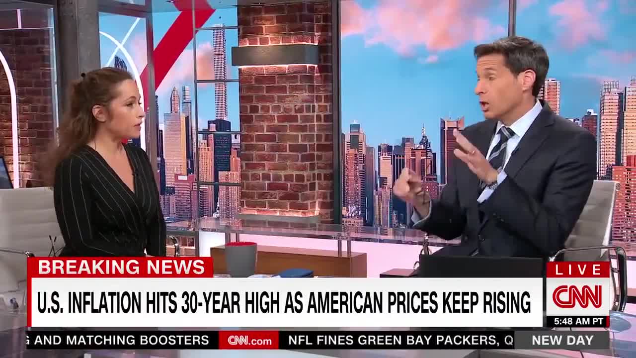 CNN on inflation: “The highest rate of annualized inflation since 1990.”
