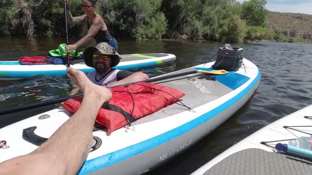 Salt River Quarantine 2020 paddleboarding with Bucketlistguys