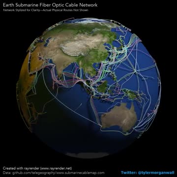 WORLD FIBEROPTIC ROUTES