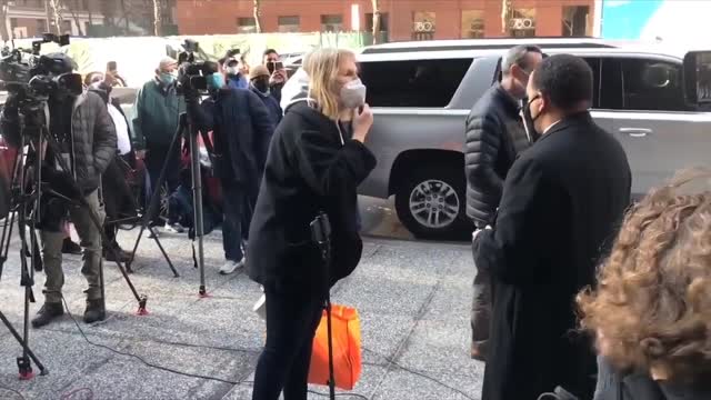 Hecklers interrupted Democrat Chuck Schumer’s.