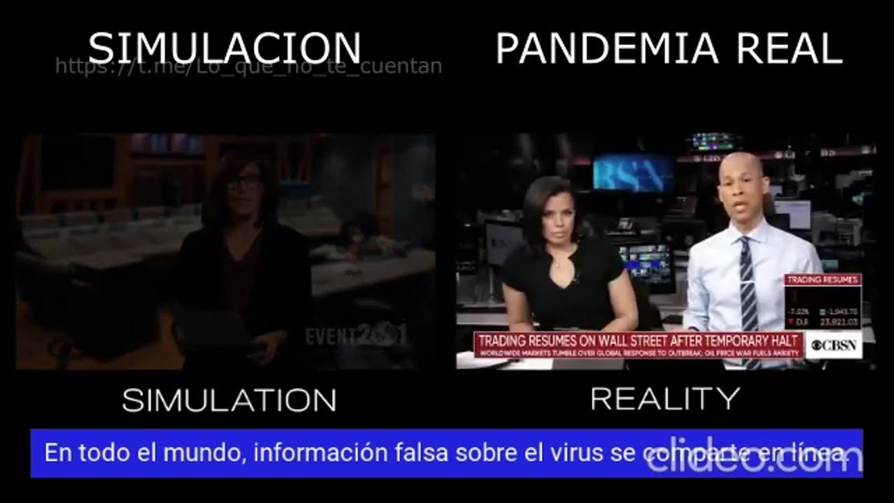 PANDEMIA SIMULADA vs PANDEMIA REAL - El Evento 201