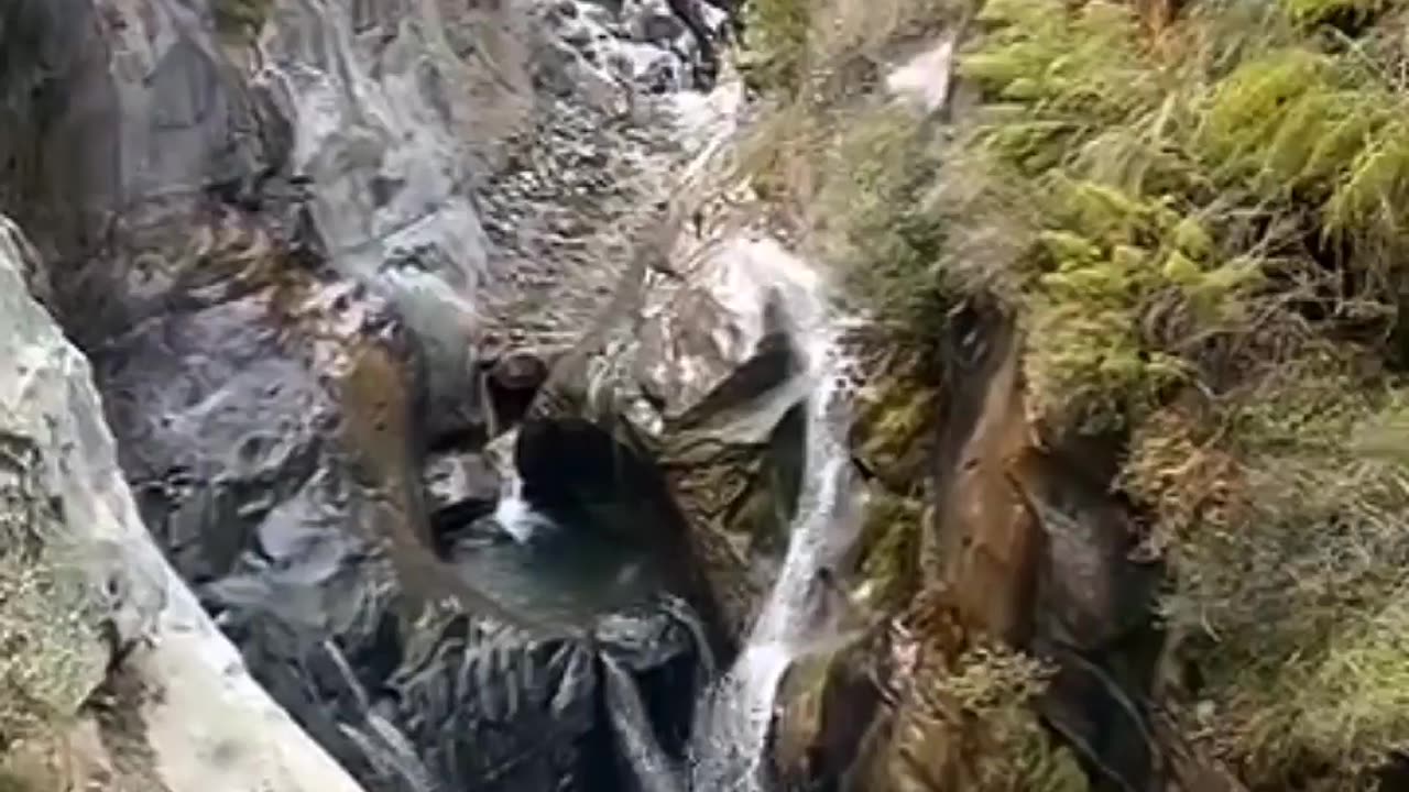 Nature waterfall