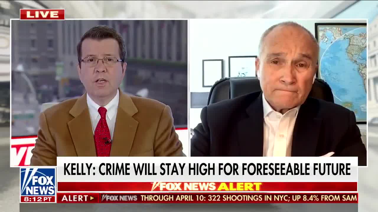 Crime will stay high for ‘foreseeable future’: Ex-NYPD commissioner