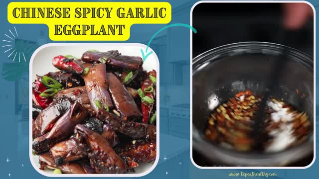 Chinese Spicy Garlic Eggplant