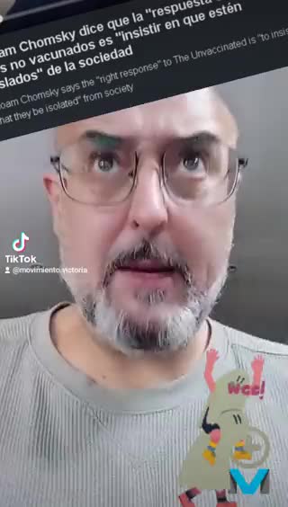 Noam Chomsky "aislar de la sociedad a los no vacunados"