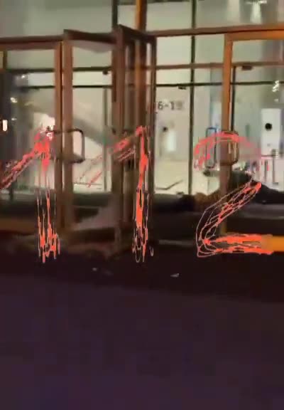 People were still showing up