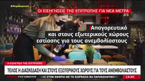 ΠΟΙΑ ΝΕΑ ΜΕΤΡΑ ΣΚΕΦΤΟΝΤΑΙ ΝΑ ΦΕΡΟΥΝ Γ ΤΟΥΣ ΑΝΕΜΒΟΛΙΑΣΤΟΥΣ.