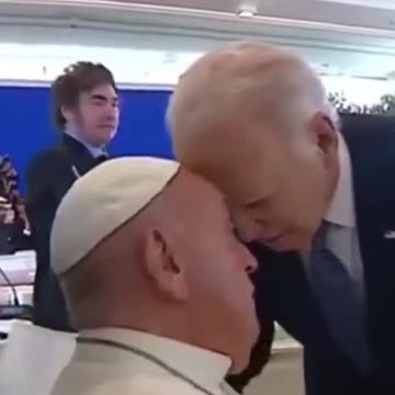 Javier Milei spots Biden Getting Creepy With The Pope