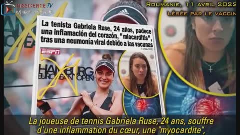 Urgence tennis, massacre d'athlètes vaccinés