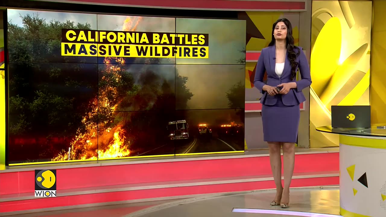 California: Firefighters continue to battle out-of-control wildfires | WION Climate Tracker