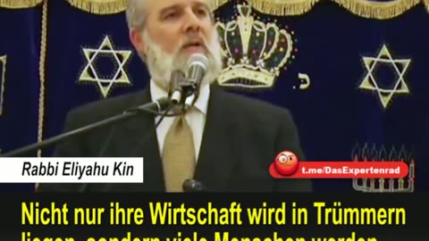 Rabbi explains economy, war and redemption