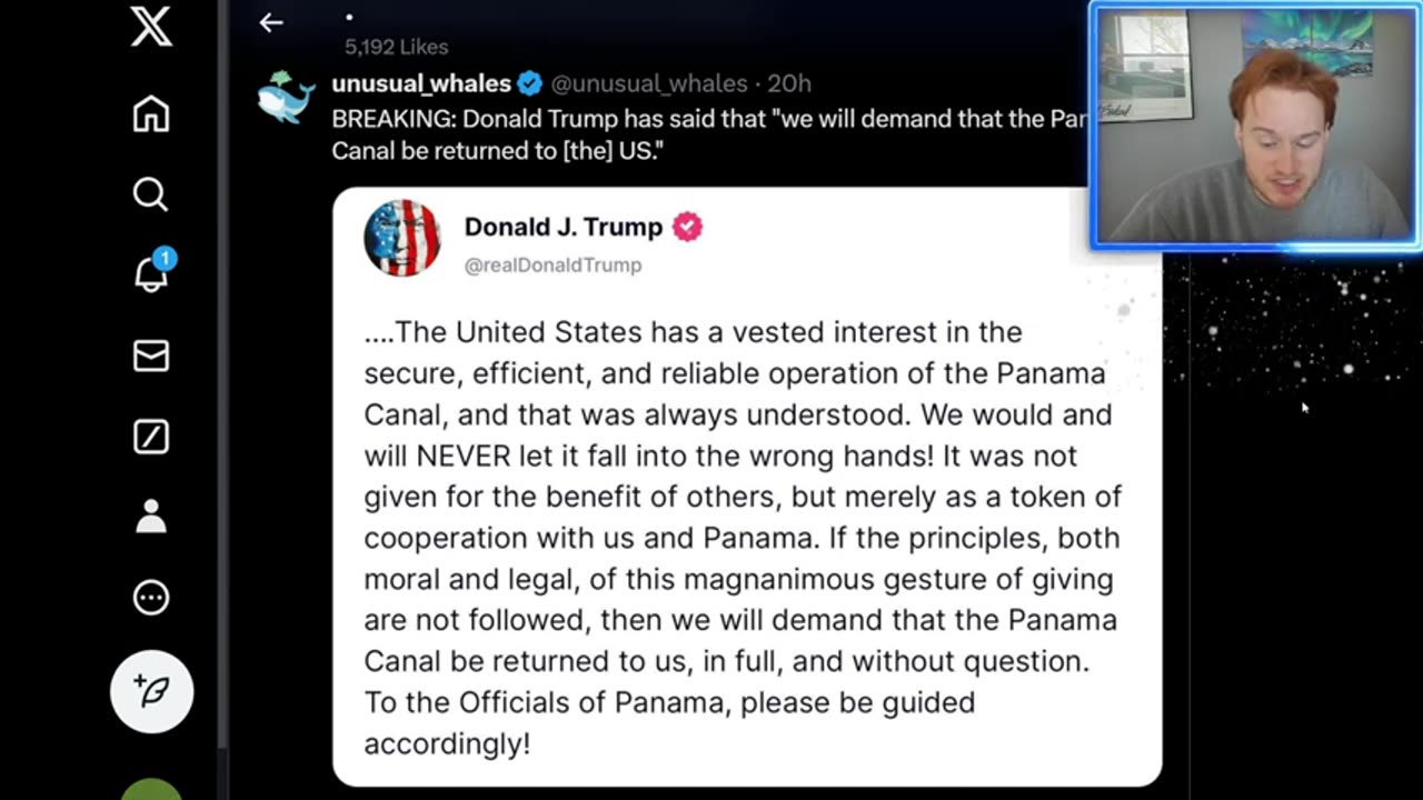 Depressed Ginger - Trump wants to *TAKE* the Panama Canal back...