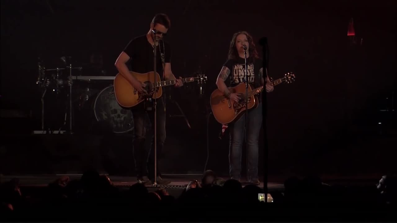 Eric Church with Ashley McBryde - "Bible and a .44" (lyrics in description)