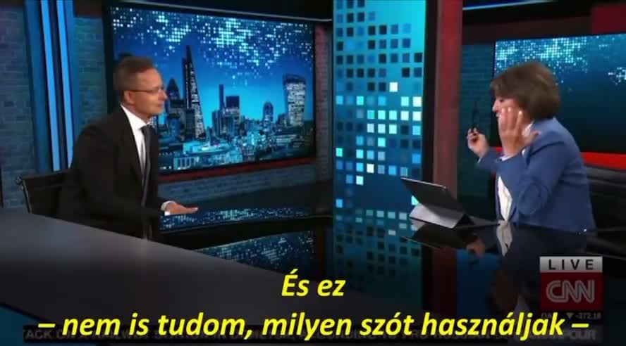 Hungarian foreign minister destroys CNN's far-left host in Ukraine refugees debate