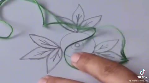 how to make The flower of the dress