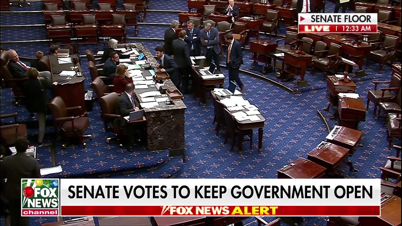 BREAKING: Senate passes spending bill, sending it to Biden's desk after brief shutdown