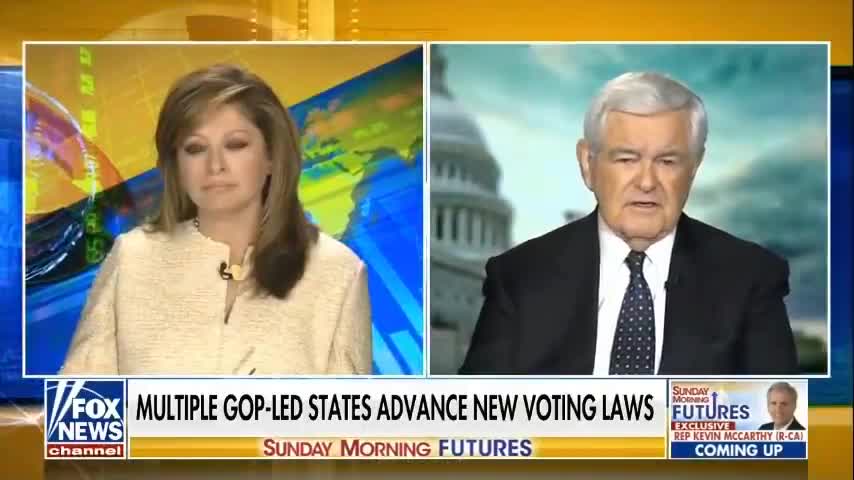 Newt Gingrich -- Swing states stolen from Trump.