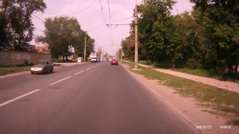Car Rams Another Vehicle in Righ Turn Lane
