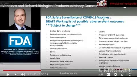 FDA is Busted! Caught declaring Vaxx side effects on 10222020 and well before roll-out!