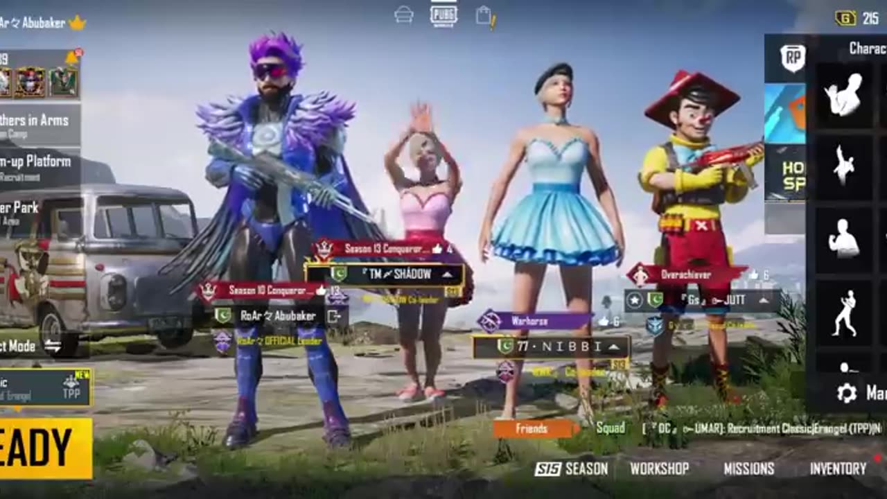 Joining random squad of crazy naughty cute girls👩‍🦳Like A Bot🤣 My best funniest match ever 🔥