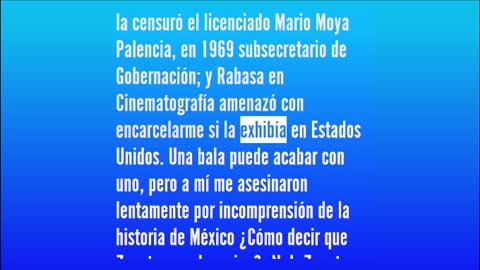 DÍAZ ORDAZ Y ANTONIO AGUILAR EL DESASTRE DE UNA PELÍCULA SOBRE EL ASESINO EMILIANO ZAPATA 1968