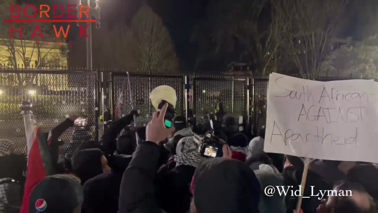 Protesters at the White House - January 13, 2024