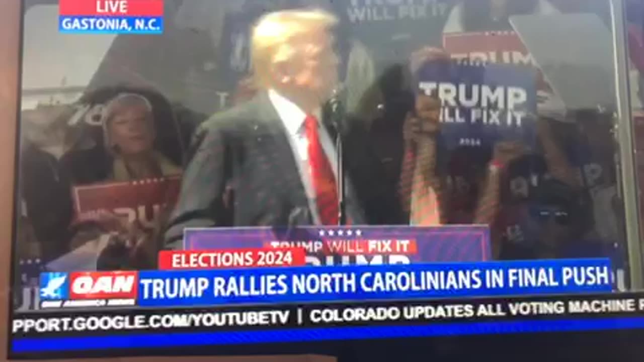 🦅 OAN rally Gastonia NC president Donald j trump Saturday November 02 01:40 pm