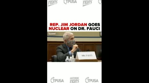 Jordan undresses Fauci over topic of Ranting