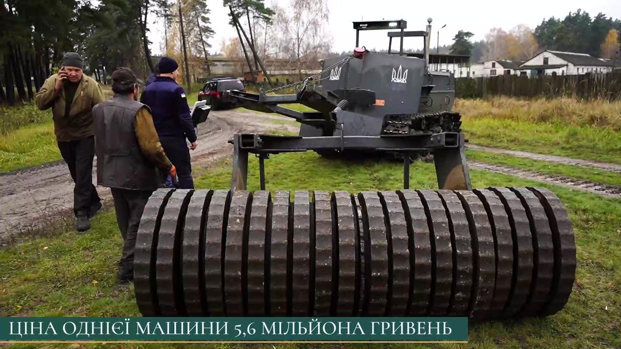 A Ukrainian Mine sweeping RC Drone