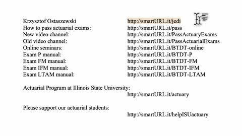 Exam P exercise for March 29, 2021