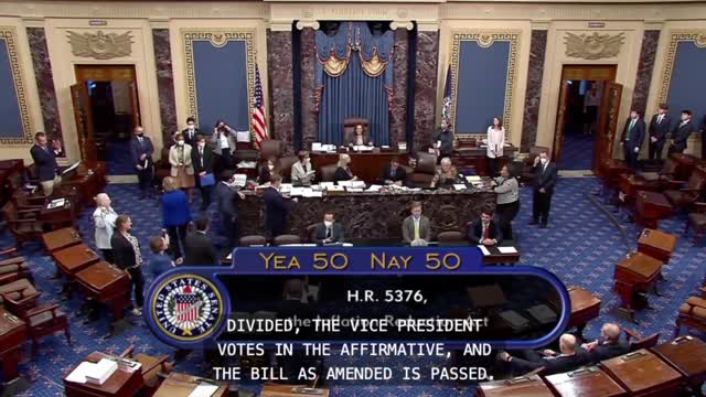 VP Kamala Harris Breaks the Tie in the Senate, Passing the Inflation Reduction Act