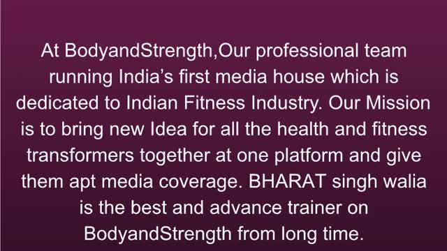 Some Personal News about Bharat Singh Walia