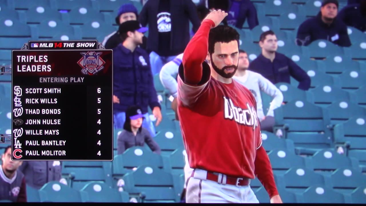 MLB The Show: Diamondbacks vs Rockies (S16 G62 Hulse Hits for Cycle)