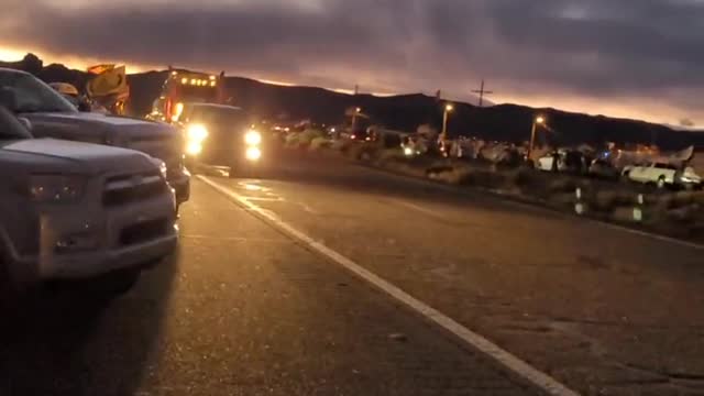 Truckers for Freedom in Arizona last night.