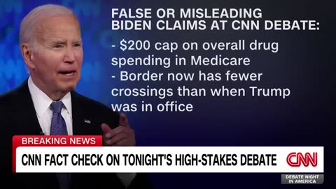 CNN fact checked some of Biden's lies