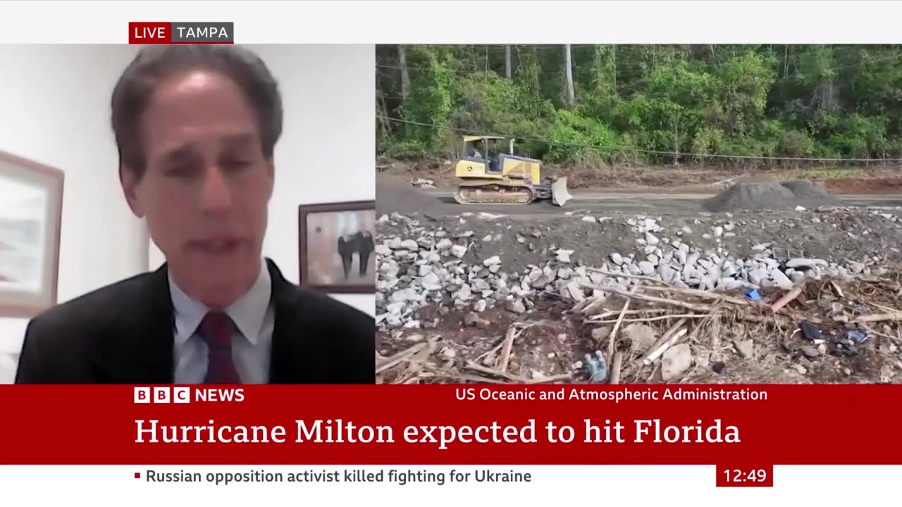 Hurricane Milton threatens more devastation in Florida after Helene | BBC News