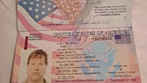 SPANISH POLICE & U.S. EMBASSY ILLEGALLY TAKE PASSPORT