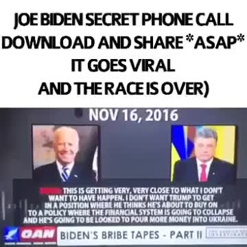 Biden Bribe Tape