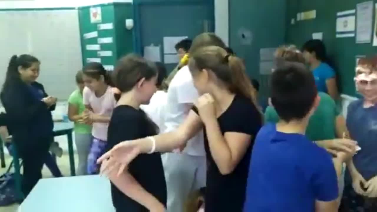 Kids Celebrate As They Are Told They No Longer Need To Wear Masks In Class