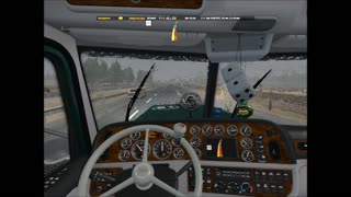 Raindrops on my windshield, teardrops on my steeringwheel - Peterbilt 389