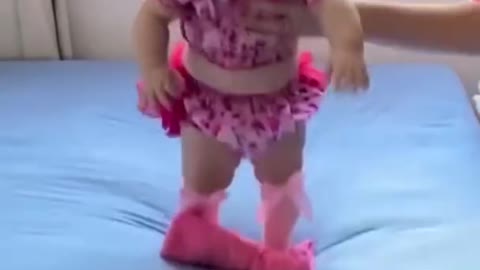 cute baby😍😍😍 changing dress