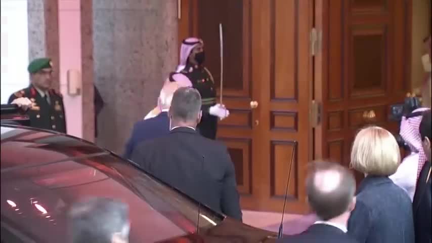 President Joe Biden arrives in Saudi Arabia, meets Crown Prince_HIGH