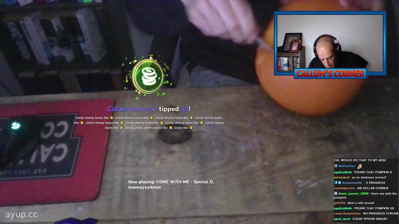 ayupcc - Callum's Corner - 30/10/24 - Pumpkin Carving Live