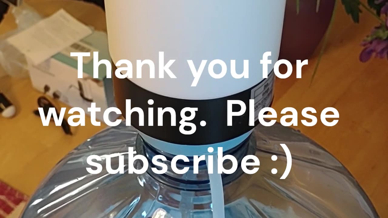 Rechargeable Water Bottle Dispenser unboxing and review.