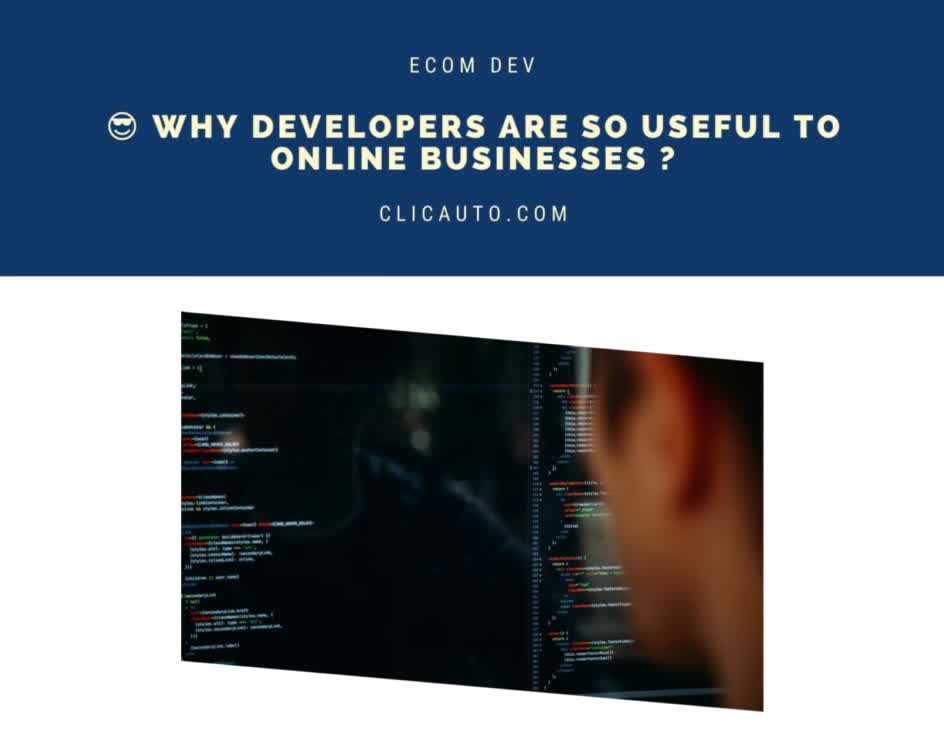 😎 WHY DEVELOPERS ARE SO USEFUL TO ONLINE BUSINESSES ? (For those who don't know yet!)