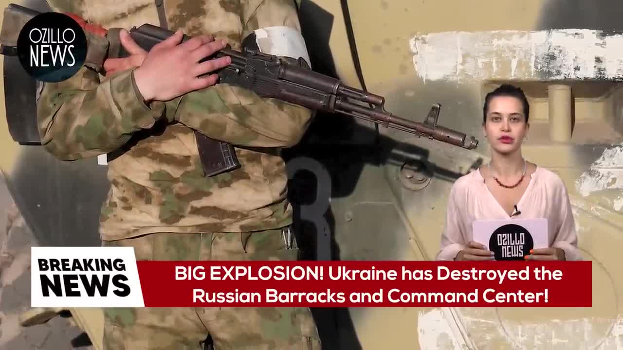 10 minutes ago | Big explosion | Ukraine has destroyed the russian barracks and command center